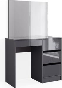 Toaletní stolek Vicco Sherry Antracit 90 cm se zrcadlem, Model 40838