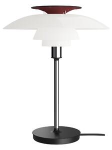 LOUIS POULSEN Stolní lampa PH 80, Opal white / High lustre chrome