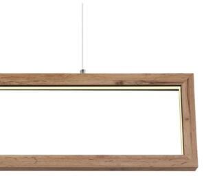 Globo 67287H - LED Lustr na lanku MANDERA LED/24W/230V hnědá