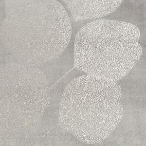 Deka z mikrovlákna GINKO II. světle šedá / stříbrná 150x200 cm Mybesthome