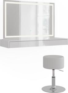 Toaletní stolek Vicco Sherry Bílá 120 cm 3 díly, Model 59578