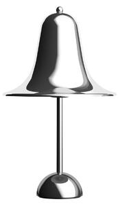 Verpan Stolní lampa Pantop, chrom, výška 23 cm, kov, E14, Chrom / stříbro, Obývací pokoj / jídelna, kov, Design
