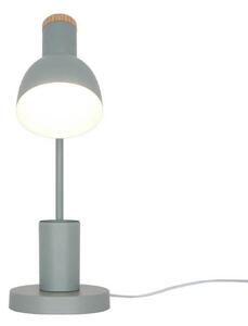 Nordlux Stolní lampa Devone, prachově zelená, výška 43 cm, kov, Zelená, Dětský pokoj, kov, Skandinávský