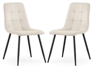 Set 2 ks jídelních židlí Nairobi (béžová). Akce -15%