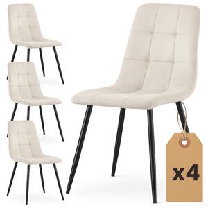 Set 4 ks jídelních židlí Nairobi (béžová). Akce -17%