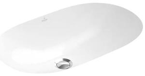 Zápustné umyvadlo Villeroy & Boch O.novo 60x35 cm bez otvoru pro baterii 41626001