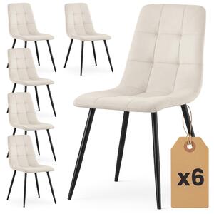 Set 6 ks jídelních židlí Nairobi (béžová). Akce -17%