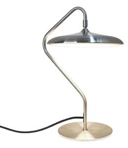 DFTP by Nordlux LED stolní lampa Artist, ocelová barva, výška 41 cm, nerezová ocel, Hliník / šedá / zinek, Obývací pokoj / jídelna, Nerezová ocel, Skandinávský