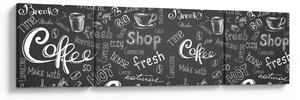 Obraz - Coffee (170x50 cm)