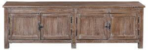 Nízká skříňka z teakového dřeva, 182x47x56cm