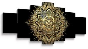 Obraz - Mandala bohatství (210x100 cm)