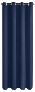 Dekorační závěs "BLACKOUT" zatemňující SIERRA 135x250 cm, tmavě modrá, (cena za 1 kus) MyBestHome