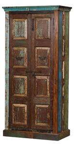 Skříň z teakového dřeva, "Goa" styl, 94x51x195cm