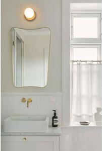 Nuura Aps Liila 1 nástěnné/stropní světlo, Ø 14 cm IP44, bronzová/opálová, stmívatelný, Bronz / starožitná mosaz, Koupelna, kov, Skandinávský