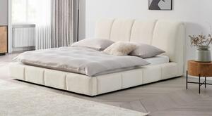 ČALOUNĚNÁ POSTEL, 180/200 cm, bílá Livetastic - Online Only postele, Online Only