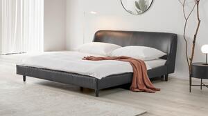 ČALOUNĚNÁ POSTEL, 180/200 cm, černá Livetastic - Online Only postele, Online Only