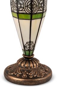 Brilagi - Tiffany vitrážová stolní lampa JUNGLE 1xE27/60W/230V + 1xE14/40W
