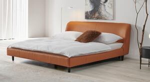 ČALOUNĚNÁ POSTEL, 180/200 cm, hnědá Livetastic - Online Only postele, Online Only