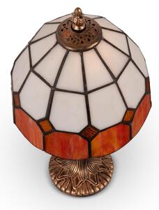 Brilagi - Tiffany vitrážová stolní lampa SIENNA 1xE27/60W/230V