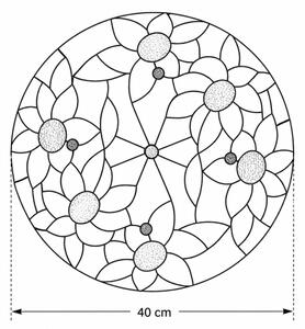 Brilagi - Tiffany vitrážové stropní svítidlo SUNFLOWER 3xE27/60W/230V pr. 40 cm