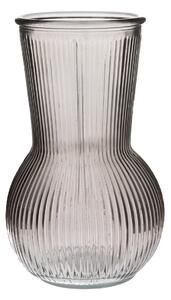 Skleněná váza Silvie, černá, 17,5 x 11 cm
