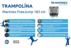 Marimex | Trampolína Marimex FreeJump 183 cm (ochranná síť a kotvící sada ZDARMA) + Vířivý bazén Marimex AQUAMAR 4002 | 19900170