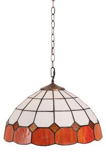 Brilagi - Tiffany vitrážový lustr na řetězu SIENNA 1xE27/60W/230V pr. 40 cm