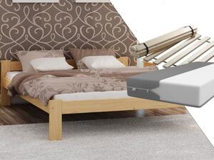 Magnat Masivní postel Naba 120 x 200 cm + matrace a rošt zdarma