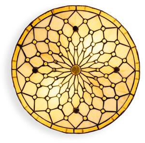 Brilagi - Tiffany vitrážové stropní svítidlo IVORY 3xE27/60W/230V pr. 40 cm