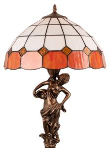 Brilagi - Tiffany vitrážová stolní lampa SIENNA 1xE27/60W/230V