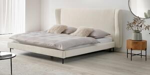 ČALOUNĚNÁ POSTEL, 180/200 cm, bílá Livetastic - Online Only postele, Online Only