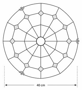 Brilagi - Tiffany vitrážové stropní svítidlo SIENNA 2xE27/60W/230V pr. 40 cm