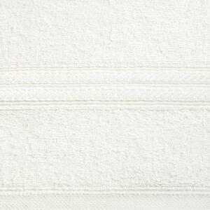 Bavlněný froté ručník s proužkem LORAN 50x90 cm, krémová, 450 gr Mybesthome