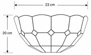 Brilagi - Tiffany vitrážové nástěnné svítidlo SIENNA 1xE14/40W/230V