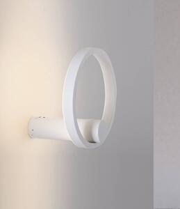 JUST LIGHT. GmbH LED nástěnné světlo Archie, bílé, 3 000 K, stmívatelný, Bílá / opál, Obývací pokoj / jídelna, kov, Moderní