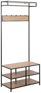 ŠATNA, 77/185/40 cm MID.YOU - Online Only šatny & botníky, Online Only
