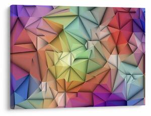 Obraz - Polygonální abstrakce (70x50 cm)