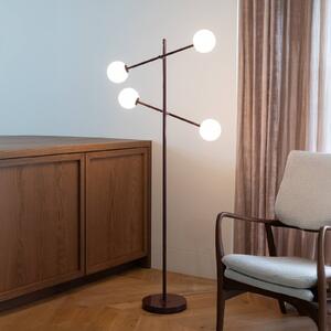 IT´S ABOUT ROMI It's about RoMi Stojací lampa Copenhagen, tmavě červená, otočná, stmívatelný, Červená, Obývací pokoj / jídelna, Moderní