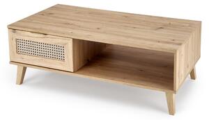 HALMAR Konferenční stolek Borneo K 120 cm dub artisan/černý