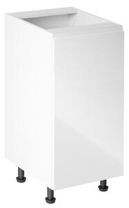Dolní kuchyňská skříňka D40 Aurellia (bílá + lesk bílý) (P)