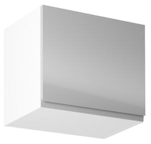 Horní kuchyňská skříňka G50K Aurellia (bílá + lesk šedý)