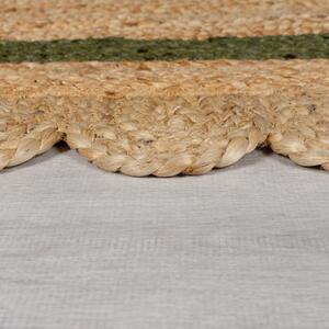 Flair Rugs koberce Kusový koberec Grace Jute Natural/Green ROZMĚR: 160x230