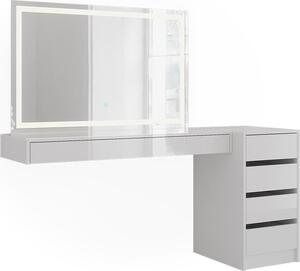 Toaletní stolek Vicco Sherry Bílá 120 cm 3 díly, Model 59575