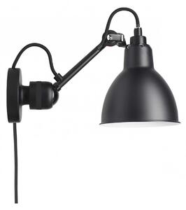 DCW éditions Lampe Gras N°304 E14 nástěnné svítidlo s vypínačem Na kabelu (do zásuvky)ČernáOvál