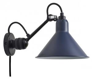 DCW éditions Lampe Gras N°304 E14 nástěnné svítidlo s vypínačem Na kabelu (do zásuvky)ModráKužel