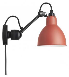 DCW éditions Lampe Gras N°304 E14 nástěnné svítidlo s vypínačem Na kabelu (do zásuvky)ČervenáOvál
