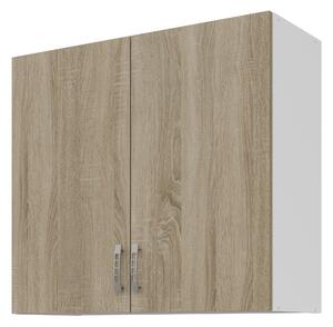 Horní kuchyňská skříňka Sylrona 80 G 60 2F (dub sonoma)