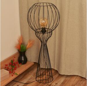 Stojací lampa MERCURE 1xE27/15W/230V černá