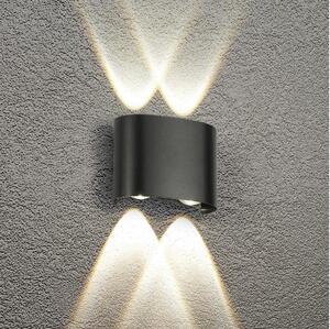 Brilagi - LED Venkovní nástěnné svítidlo FLAREBOX LED/4W/230V černá IP65