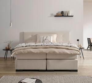 POSTEL BOXSPRING, 180/200 cm, krémová MID.YOU - Manželské postele, Online Only